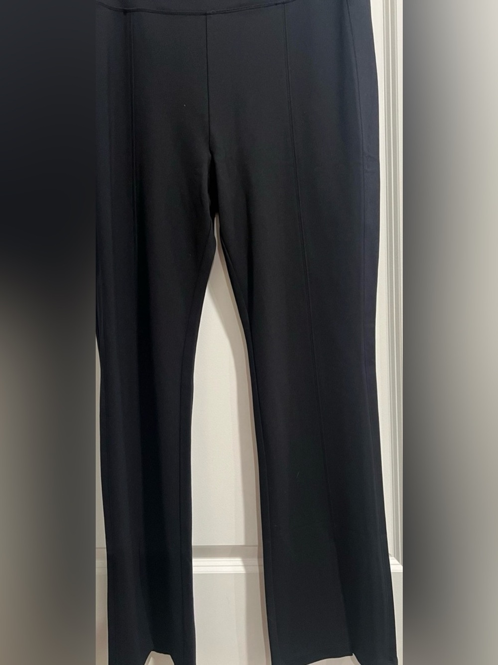 CAbi Tuxedo Fleggings Black Flare Pants NWOT